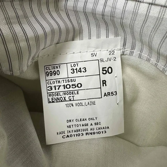 Jack Victor 4XL Virgin Wool Sport Jacket